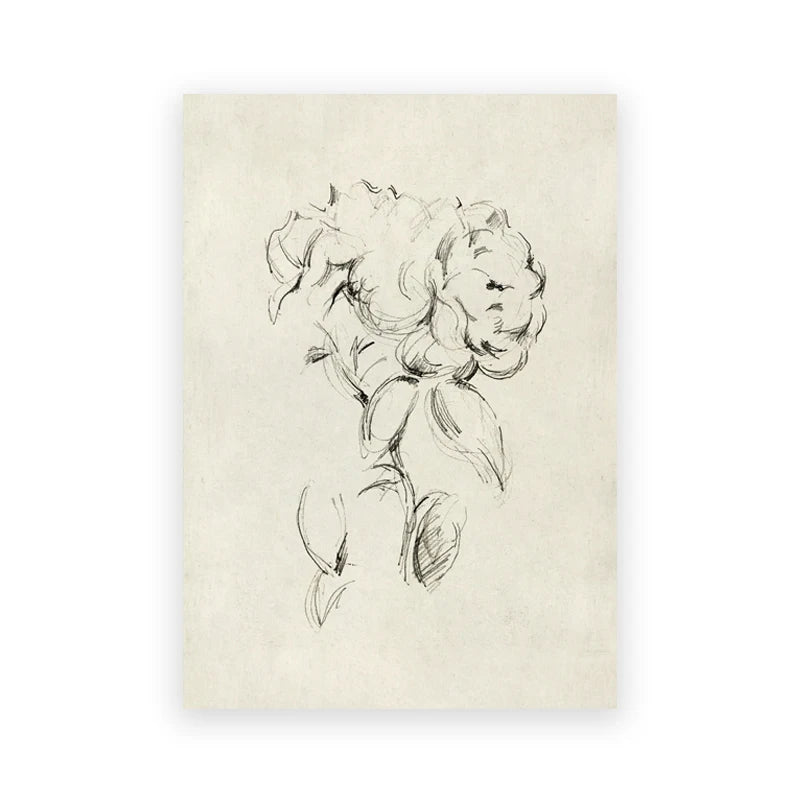 Summer Landscape Vintage Oil Painting Canvas Poster Spring Neutral Gallery Wall Art Print Retro Green Tone Farmhouse Wall Decor