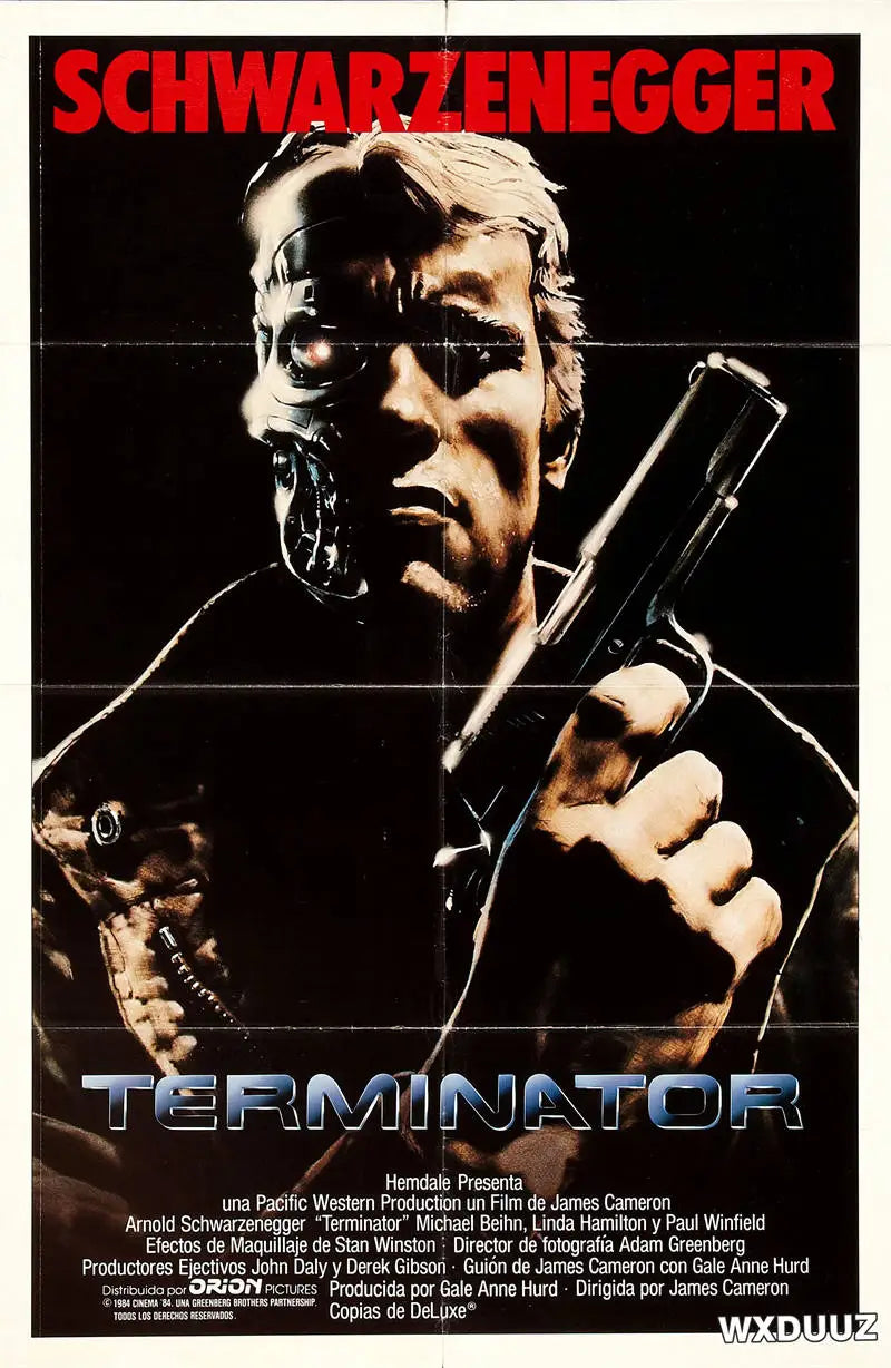 80s Movie TV The Terminator Home Decor Nursery Kids Room Poster Wall Art Bar Cafe Interior Art Decor Posters Canvas Painting