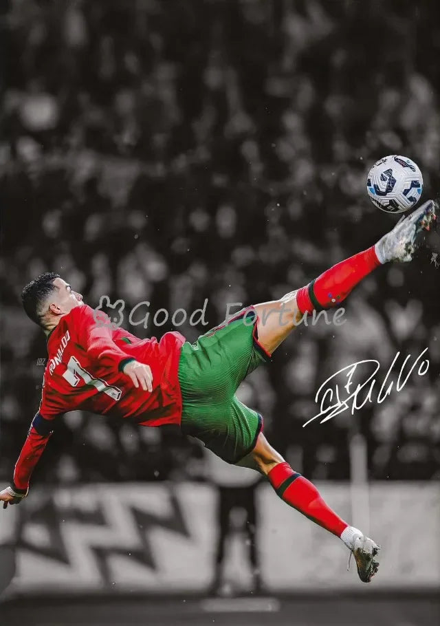 Soccer Star Posters Canvas Print Wall Art for Living Room Home Decor Gifts