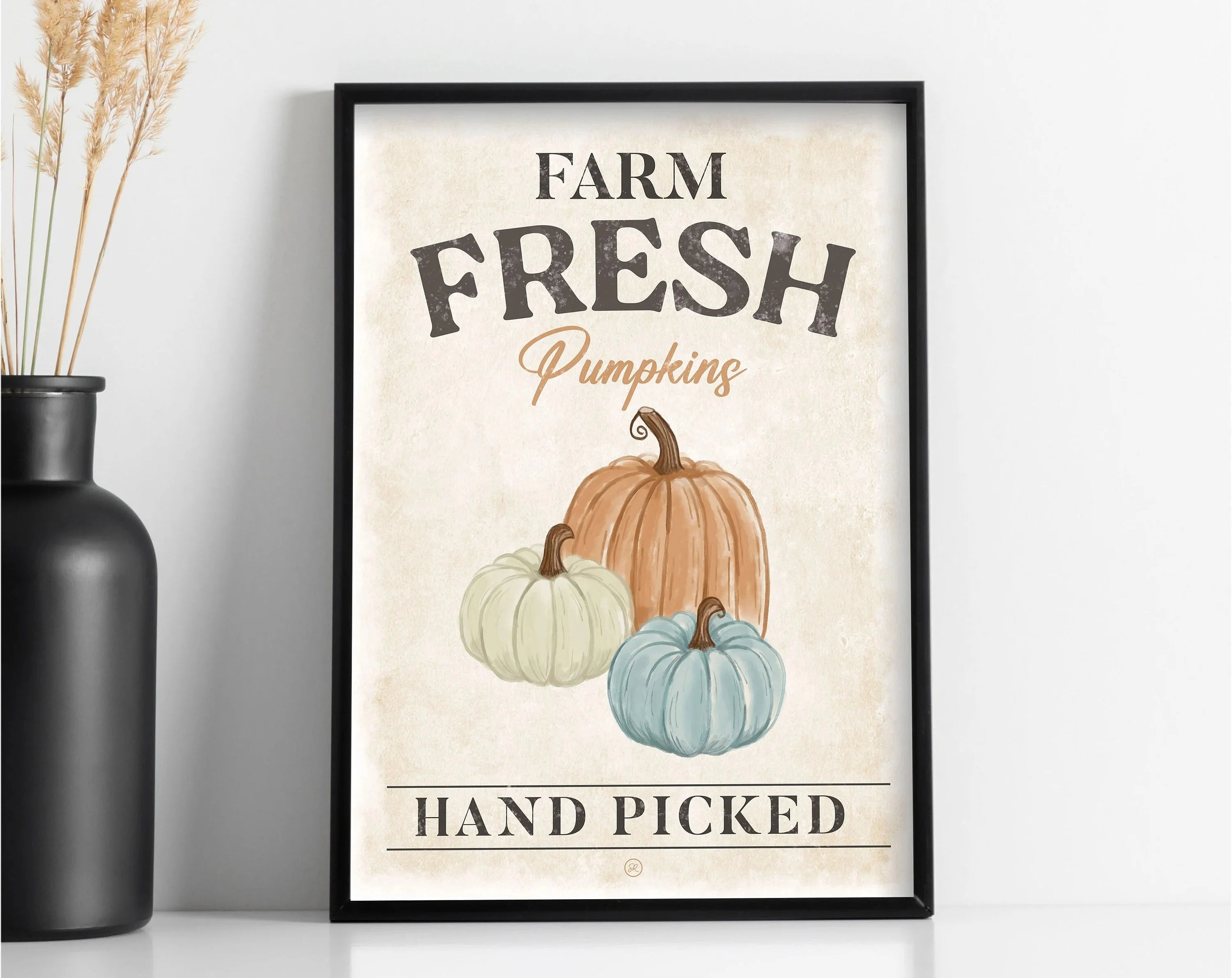 1pc Pumpkin Spice poster, Autumn poster, autumn decoration, Pumpkin, Autumn, Farm Fresh Pumpkins, autumn decoration poster,