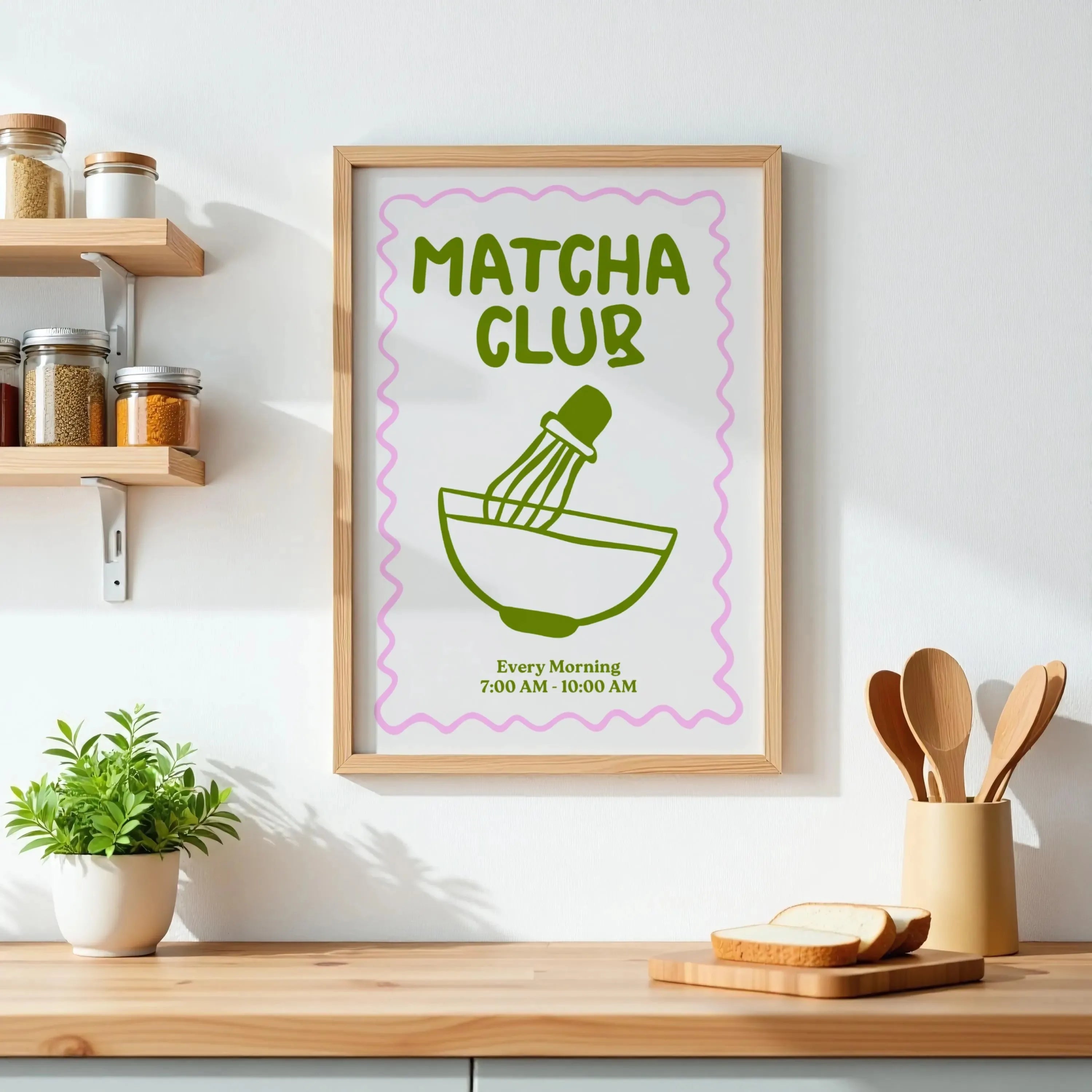 But First Cafecito Quotation Canvas Print Minimalist Matcha Club Spanish Wall Art Poster for Modern Living Room Cafe Home Decor