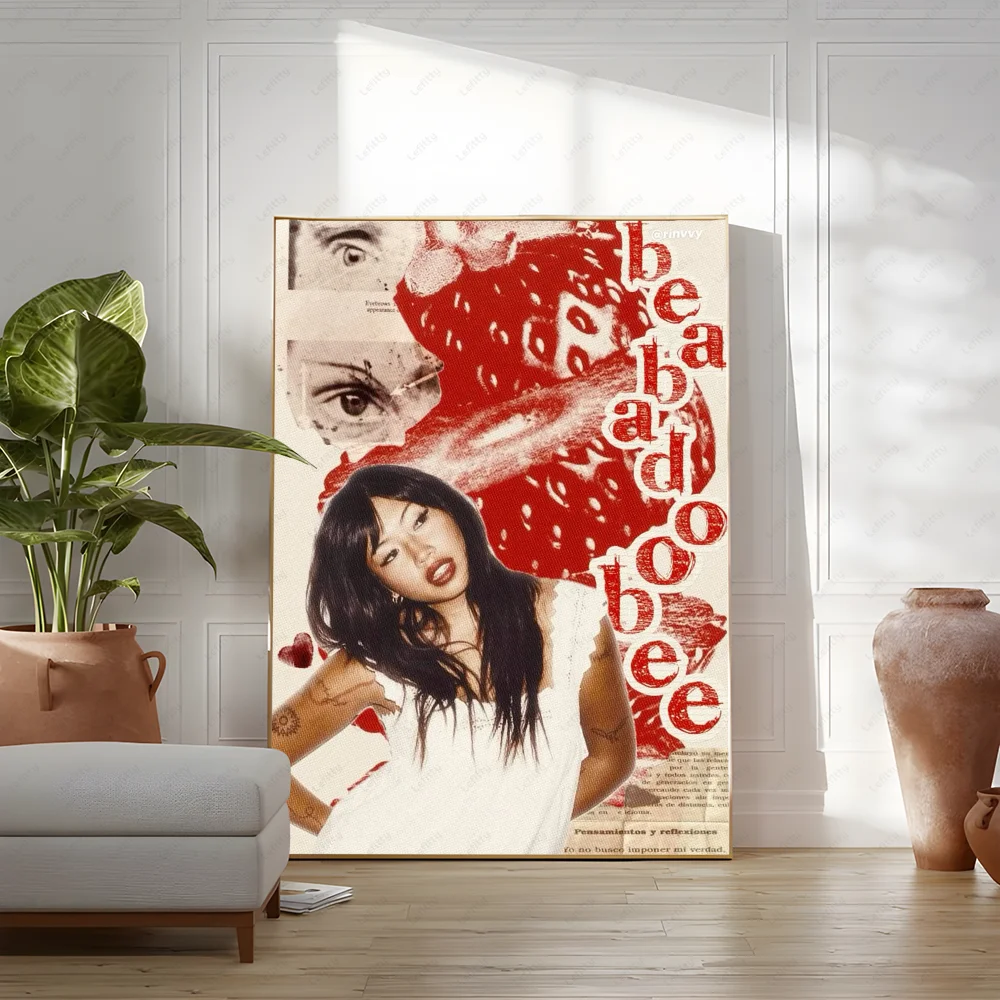 Rock Singer pretty B-Beabadoobee Poster Home living room Wall Art Garage Room Decor