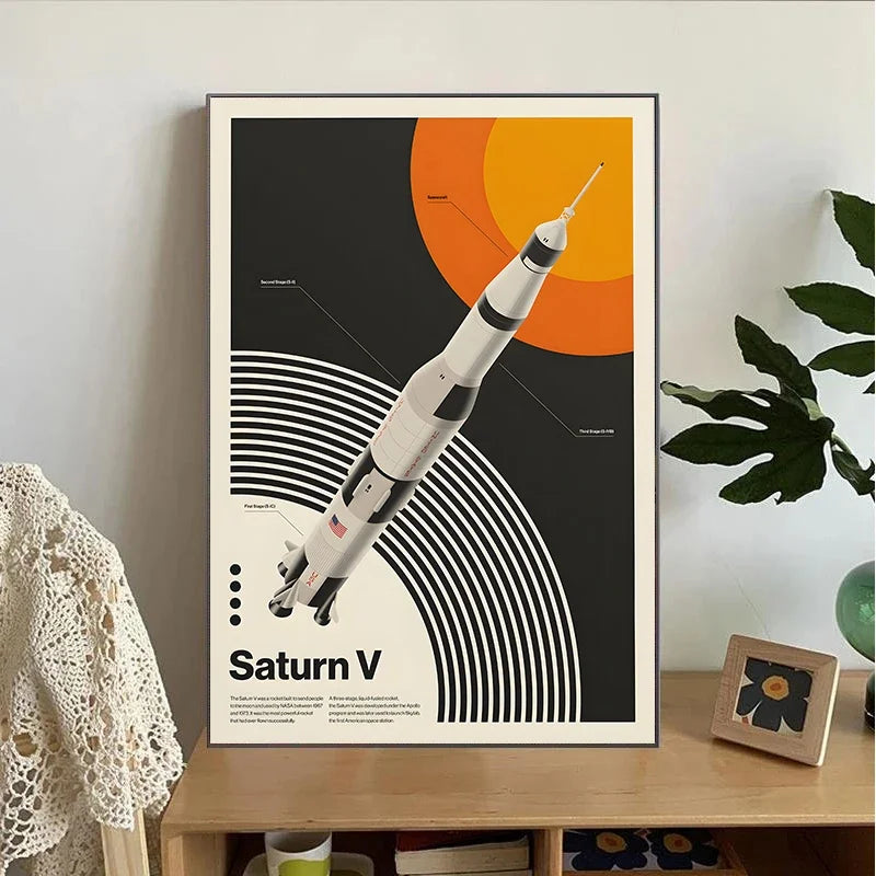 Minimalist Iconic Aviation Supersonic 2.04 Jet Contemporary Poster and Prints Canvas Painting Wall Art Pictures Home Decor