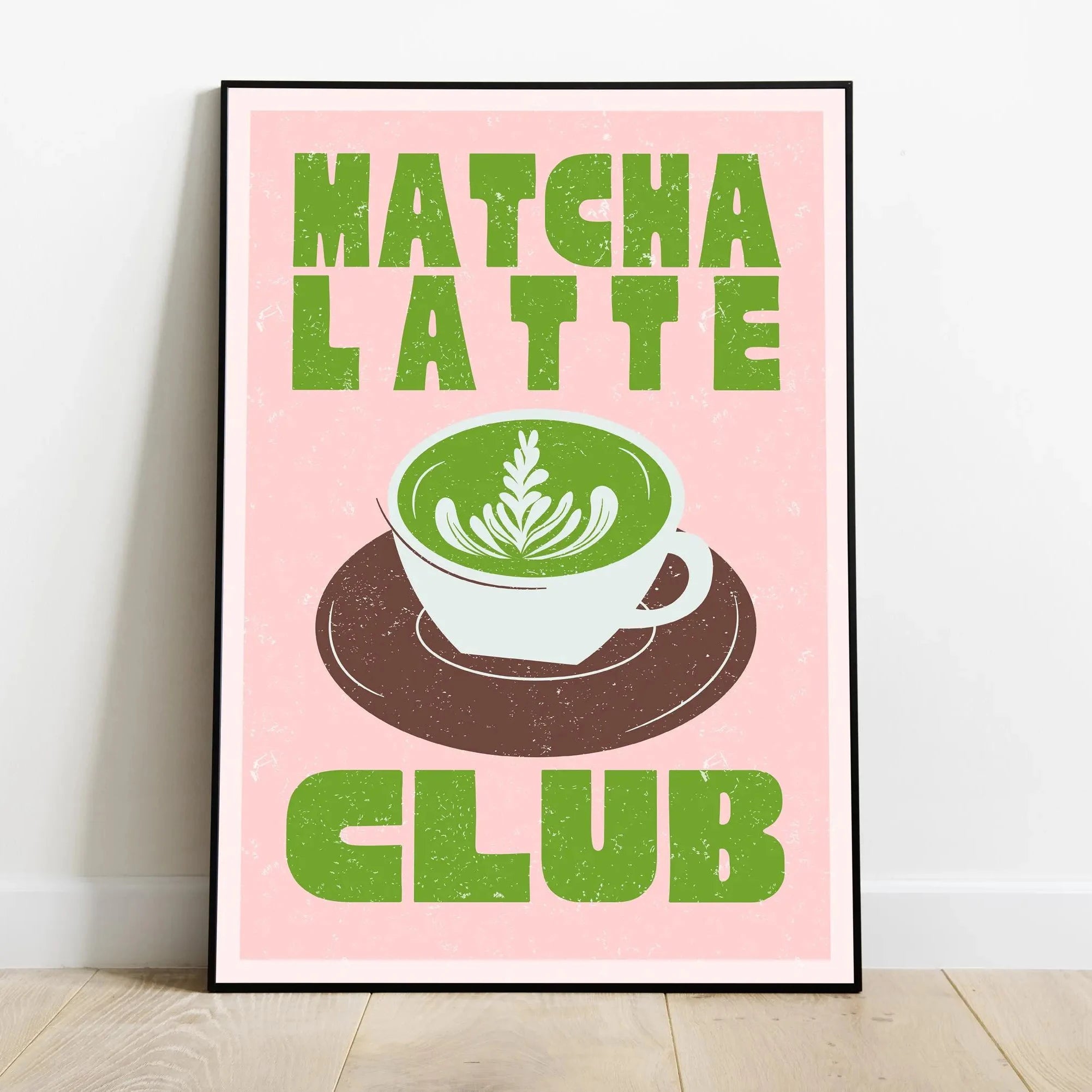 But First Cafecito Quotation Canvas Print Minimalist Matcha Club Spanish Wall Art Poster for Modern Living Room Cafe Home Decor
