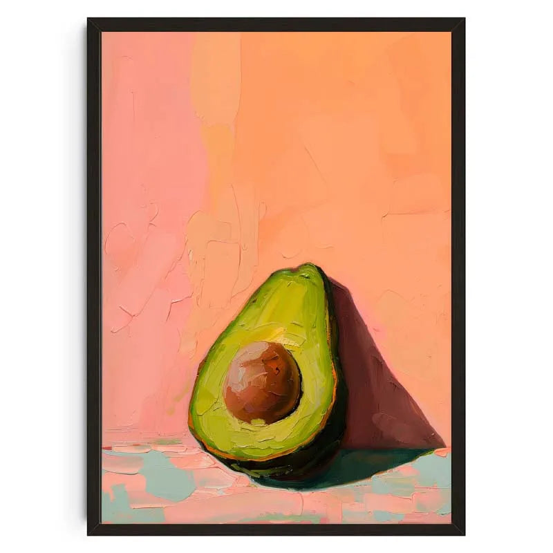 Vintage Dining Fruit Orange Avocado Tomato Coffee Posters and Prints Canvas Painting Wall Art Picture for Food Kitchen Decor