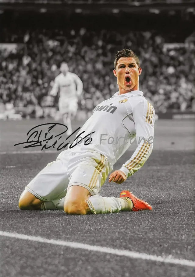 Soccer Star Posters Canvas Print Wall Art for Living Room Home Decor Gifts