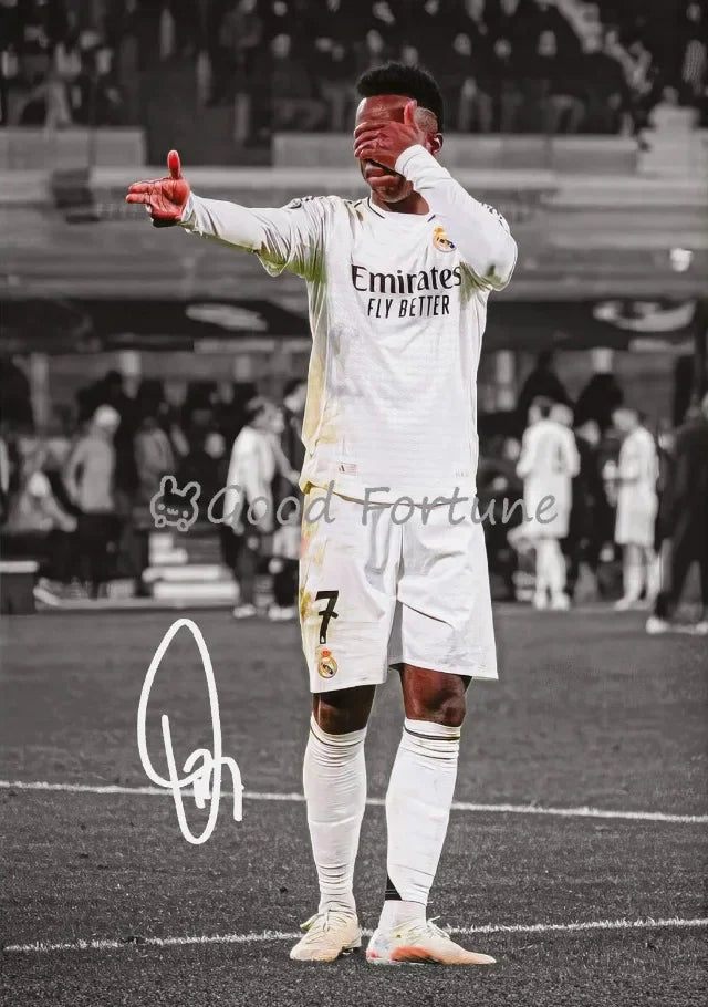 Soccer Star Posters Canvas Print Wall Art for Living Room Home Decor Gifts