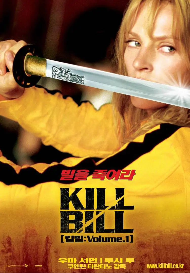 Classic Hot Movie Kill Bill Poster Film Canvas Painting Modern Wall Art Prints Bedroom Study Studio Living Room Home Decoration