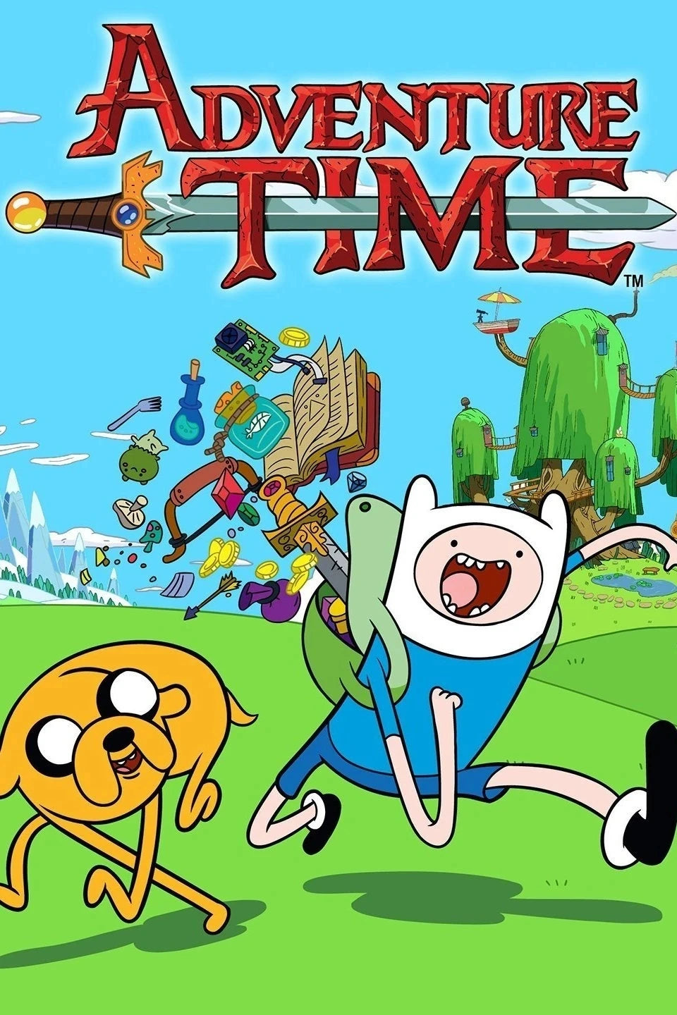 Cartoon Adventure Time Classic Movie Posters Print Canvas Painting Fancy Wall Art Picture for Living Room Bar Home Decor Mural