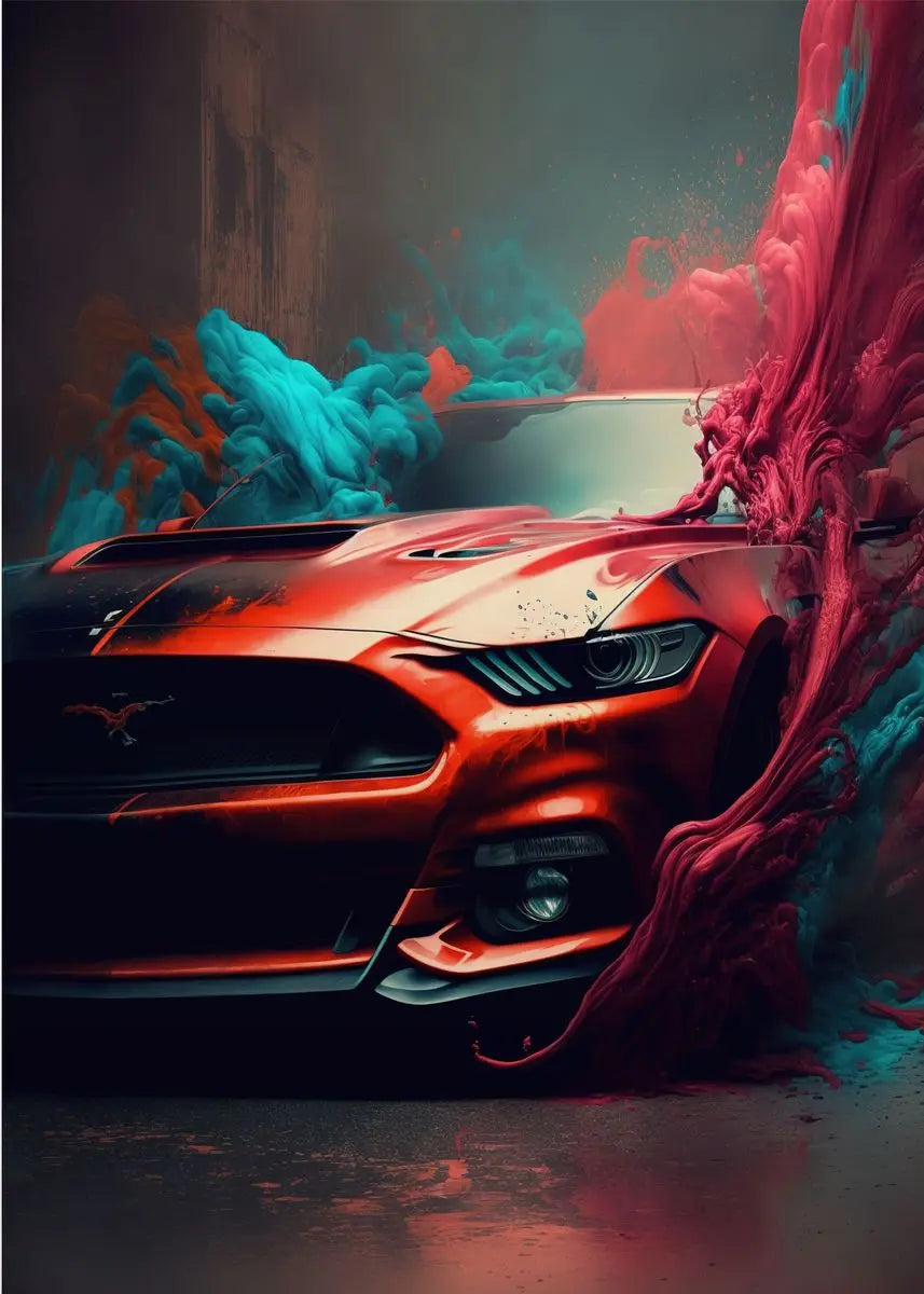 Classic Colorful Modern Futuristic Cars Canvas Panting Cool Supercar Posters and Prints Wall Art for Living Room Boys Home Decor