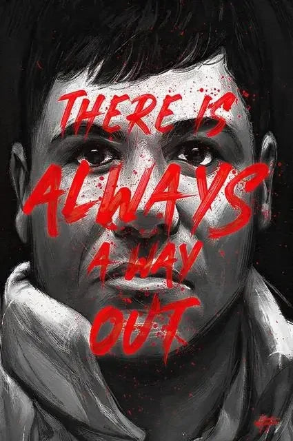 Movie Mafia Boss Legendary Figure Poster Canvas Print Art Mafia Portrait Canvas Painting Scarface Escobar Godfather Wall Decor