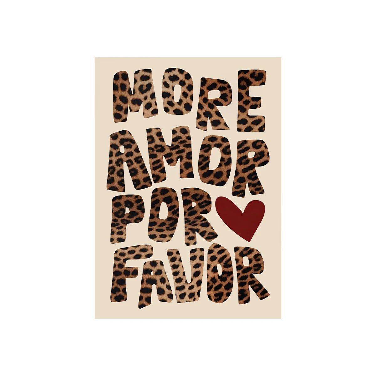 1/3/6pcs Retro Leopard Cheetah Canvas Prints Poster Y2k Funky Chic Art Prints Bedroom Apartment Wall Art Home Decor Art Poster