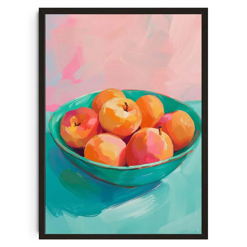 Vintage Dining Fruit Orange Avocado Tomato Coffee Posters and Prints Canvas Painting Wall Art Picture for Food Kitchen Decor