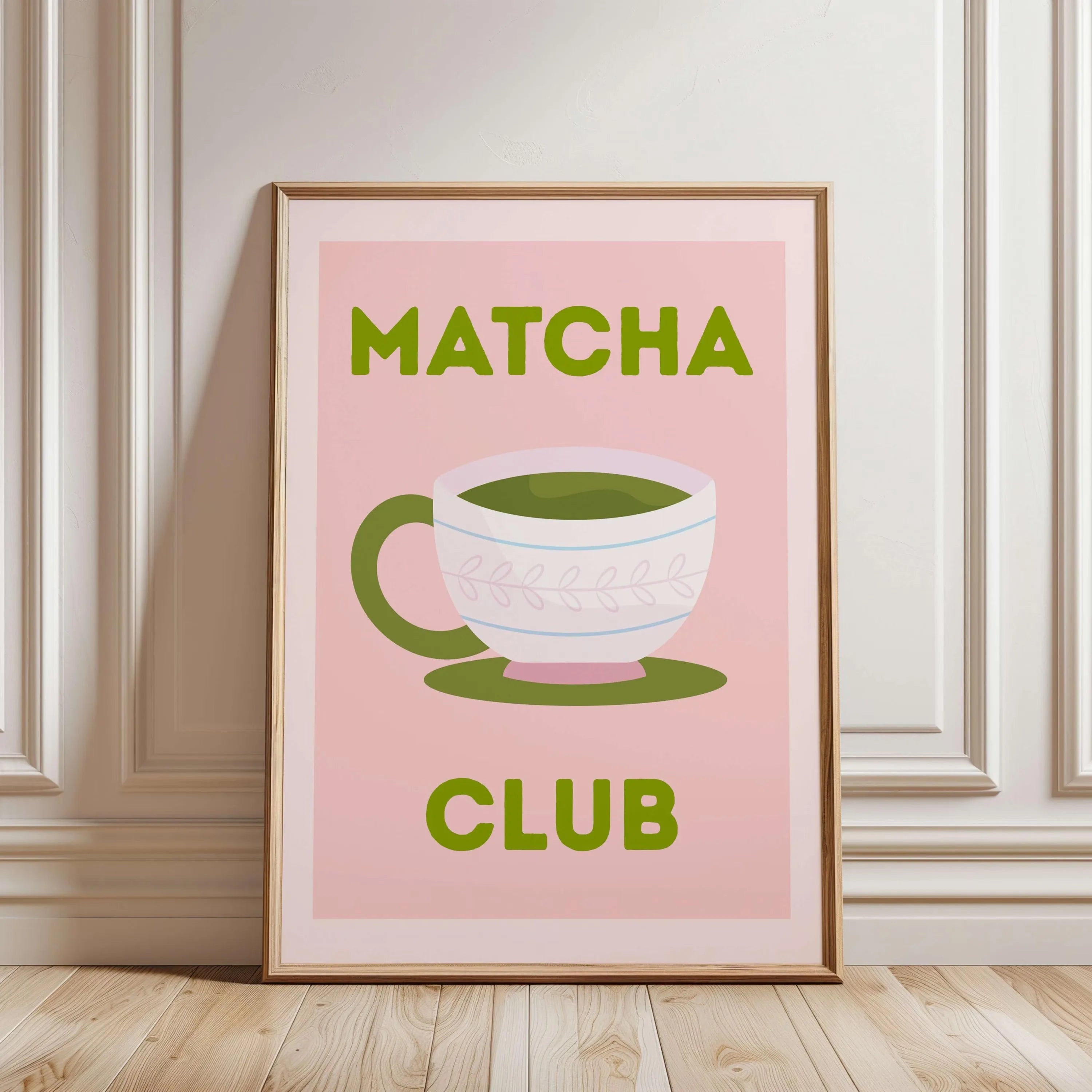 But First Cafecito Quotation Canvas Print Minimalist Matcha Club Spanish Wall Art Poster for Modern Living Room Cafe Home Decor