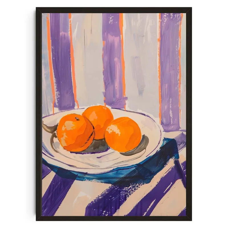 Vintage Dining Fruit Orange Avocado Tomato Coffee Posters and Prints Canvas Painting Wall Art Picture for Food Kitchen Decor