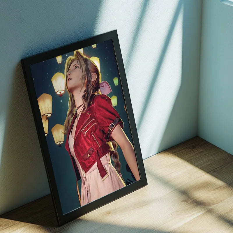 F-Final Fantasy Poster T-Tafa Cloud Sephiroth Game Anime Poster Canvas Wall Painting Home Living Room Game Room Garage Wall Art