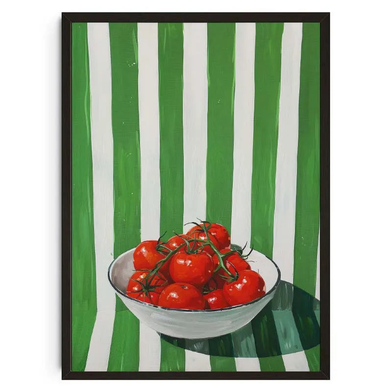 Vintage Dining Fruit Orange Avocado Tomato Coffee Posters and Prints Canvas Painting Wall Art Picture for Food Kitchen Decor