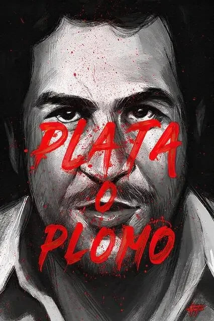 Movie Mafia Boss Legendary Figure Poster Canvas Print Art Mafia Portrait Canvas Painting Scarface Escobar Godfather Wall Decor