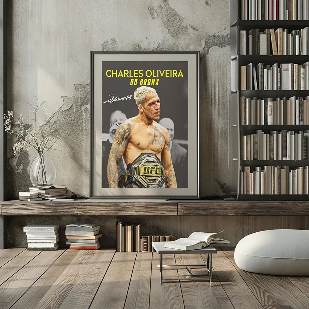 Charles Oliveira Poster Room Vintage Modern Wall Art Painting Print Decoration Mural Home Office Decor Gift