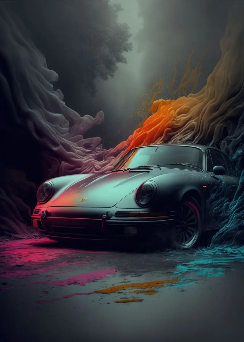 Classic Colorful Modern Futuristic Cars Canvas Panting Cool Supercar Posters and Prints Wall Art for Living Room Boys Home Decor