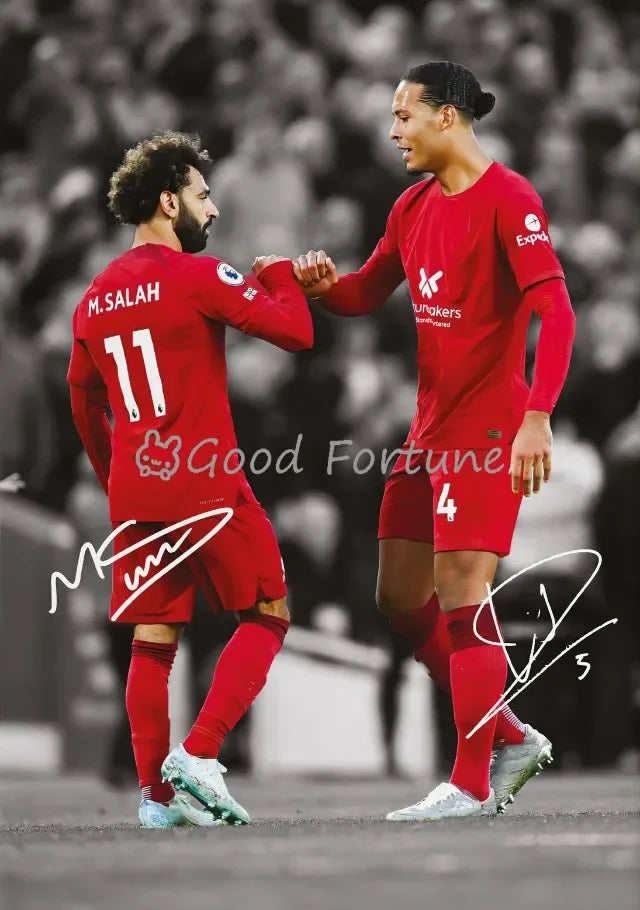 Soccer Star Posters Canvas Print Wall Art for Living Room Home Decor Gifts