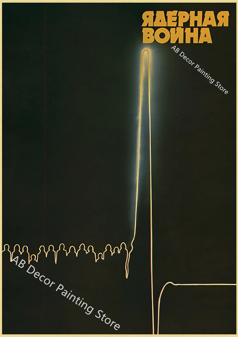 Vintage Stalin USSR CCCP Poster Poster Aesthetic Prints and Posters Wall Art Retro Painting Home Room Cafe Club Dorm Wall Decor