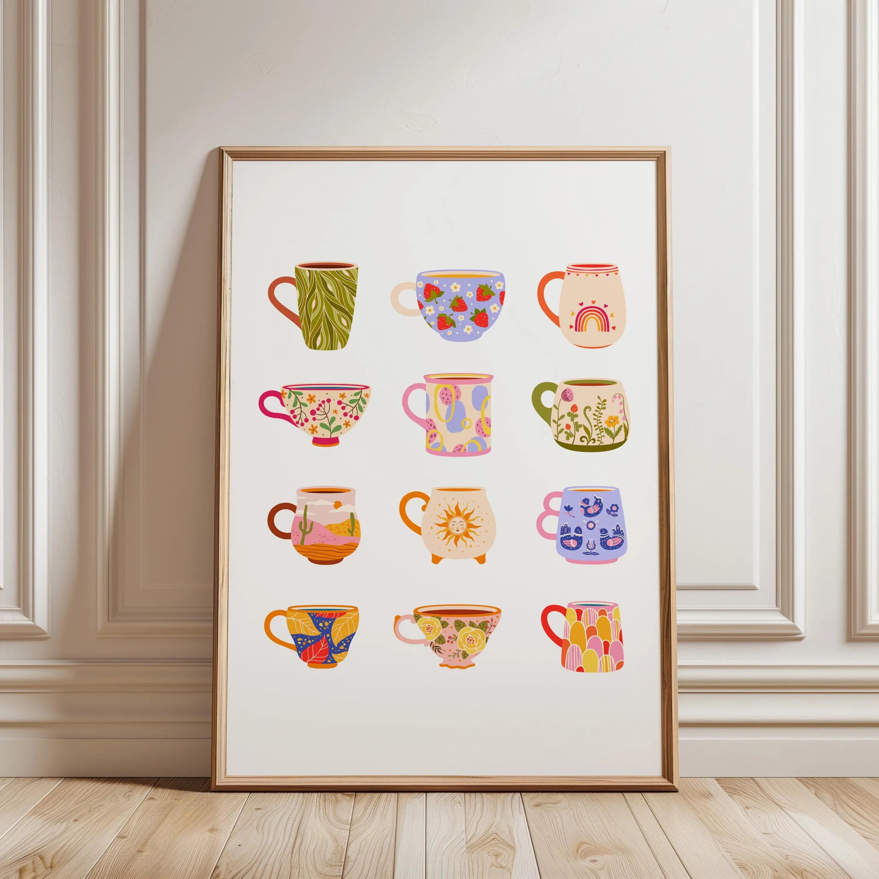 But First Cafecito Quotation Canvas Print Minimalist Matcha Club Spanish Wall Art Poster for Modern Living Room Cafe Home Decor