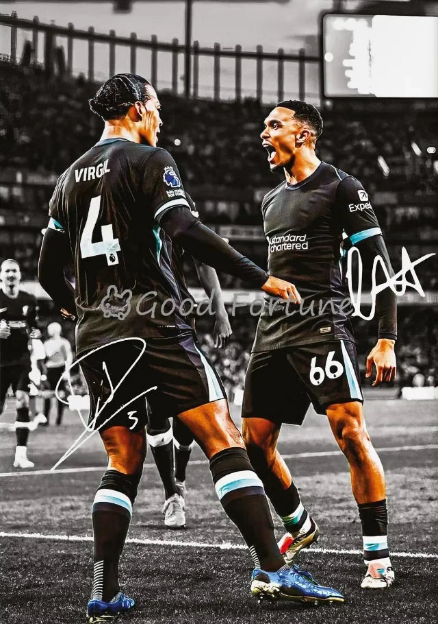 Soccer Star Posters Canvas Print Wall Art for Living Room Home Decor Gifts