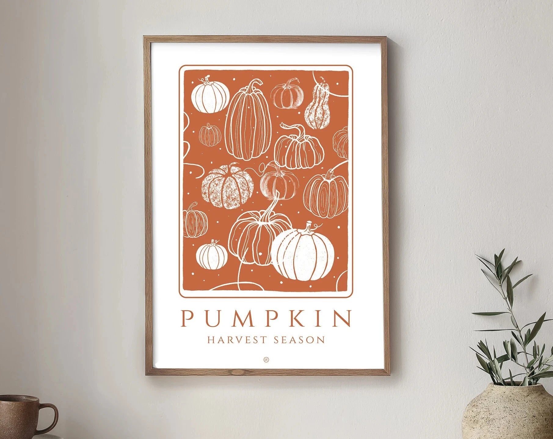 1pc Pumpkin Spice poster, Autumn poster, autumn decoration, Pumpkin, Autumn, Farm Fresh Pumpkins, autumn decoration poster,