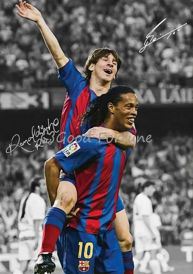 Soccer Star Posters Canvas Print Wall Art for Living Room Home Decor Gifts