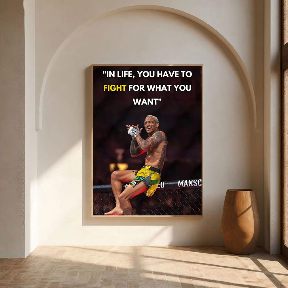 Charles Oliveira Poster Room Vintage Modern Wall Art Painting Print Decoration Mural Home Office Decor Gift