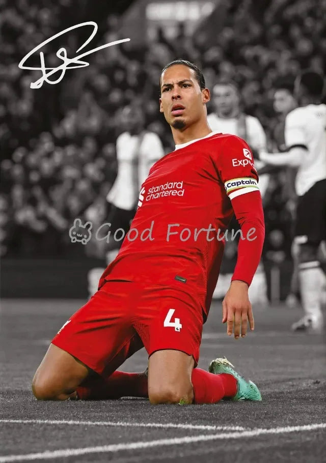 Soccer Star Posters Canvas Print Wall Art for Living Room Home Decor Gifts