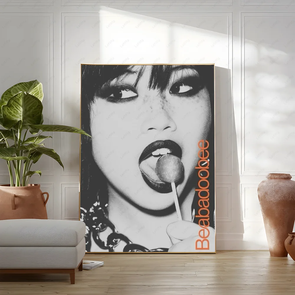 Rock Singer pretty B-Beabadoobee Poster Home living room Wall Art Garage Room Decor