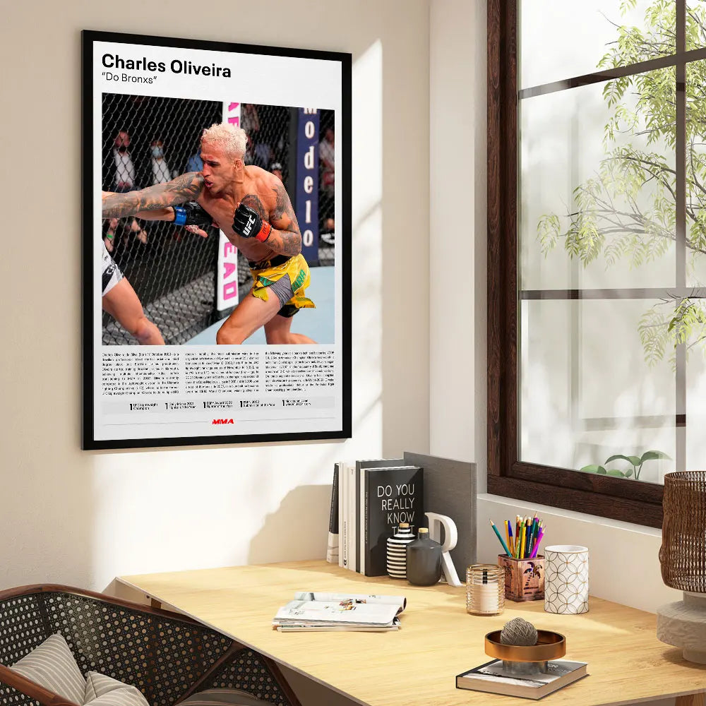 Charles Oliveira Poster Room Vintage Modern Wall Art Painting Print Decoration Mural Home Office Decor Gift