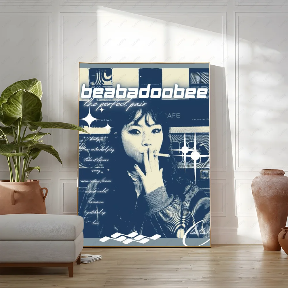 Rock Singer pretty B-Beabadoobee Poster Home living room Wall Art Garage Room Decor