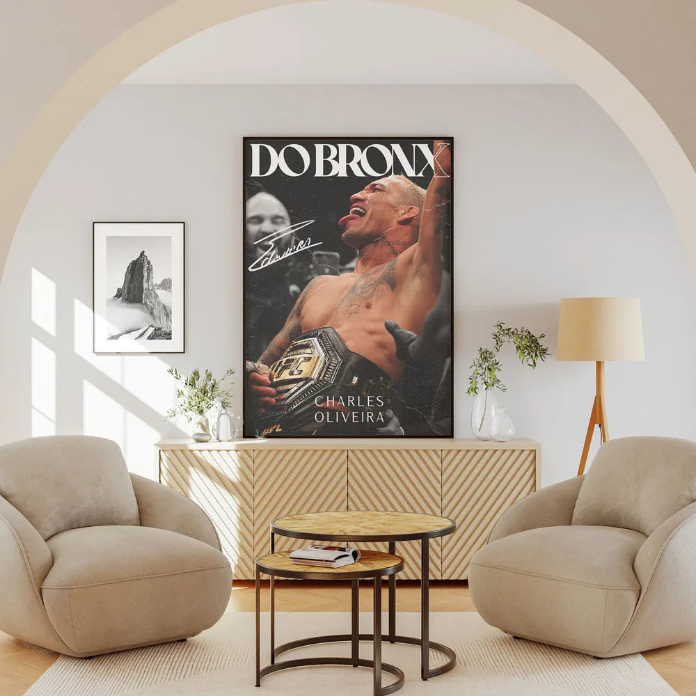Charles Oliveira Poster Room Vintage Modern Wall Art Painting Print Decoration Mural Home Office Decor Gift