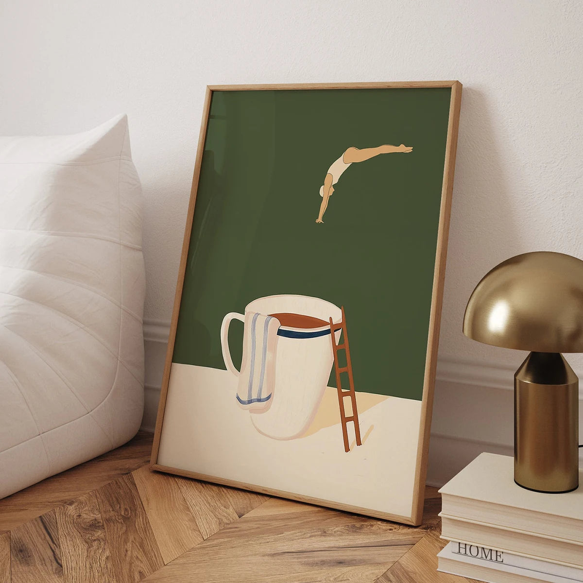 Abstract coffee wall canvas printing good morning coffee wall art poster for modern living room bedroom kitchen and home decor