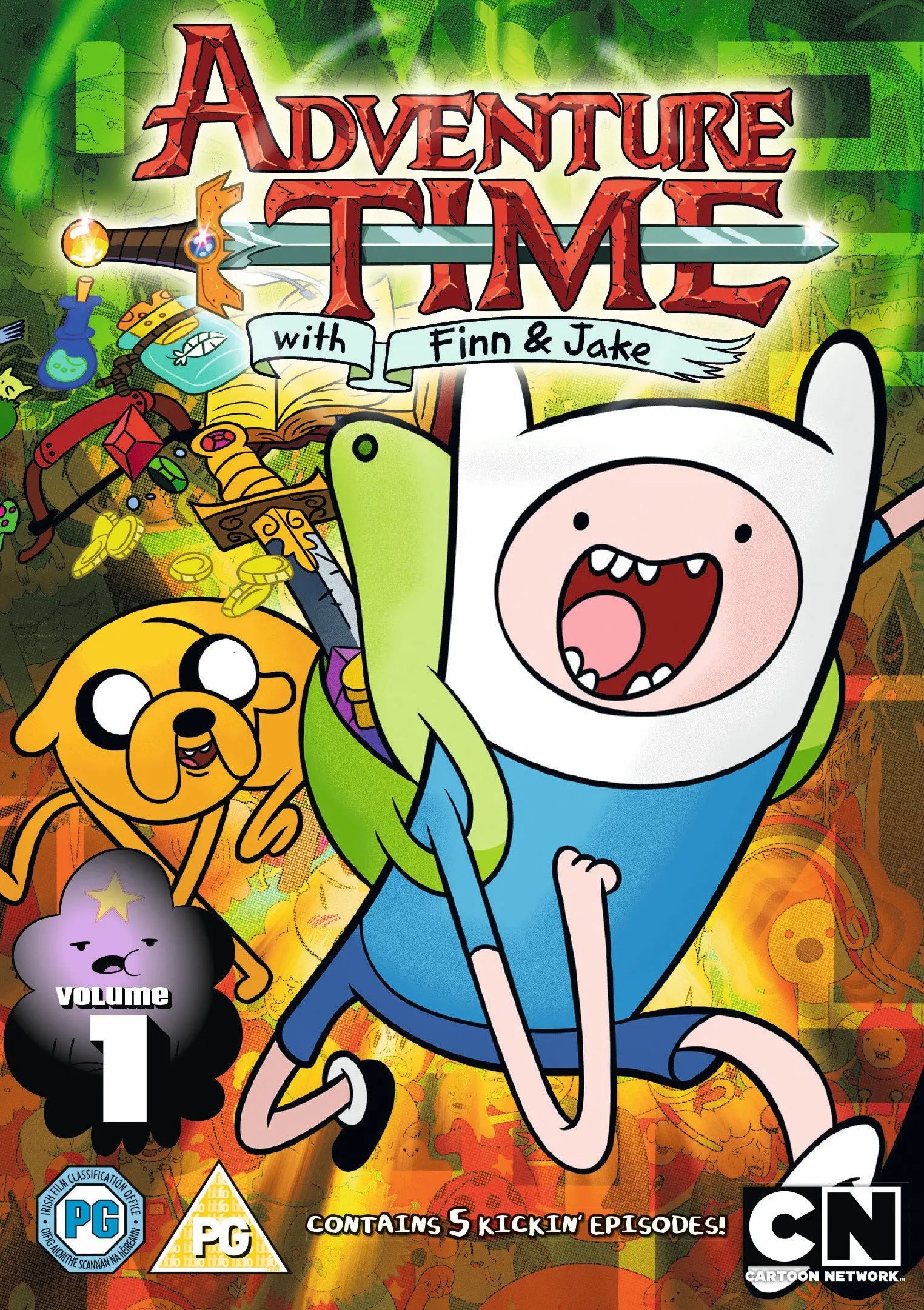 Cartoon Adventure Time Classic Movie Posters Print Canvas Painting Fancy Wall Art Picture for Living Room Bar Home Decor Mural