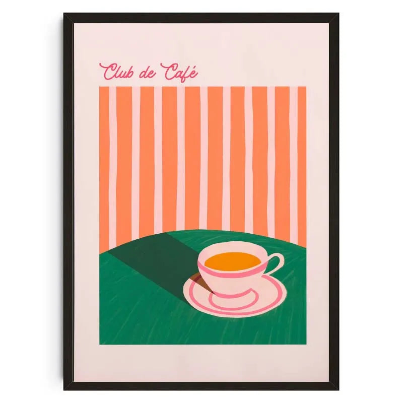 Vintage Dining Fruit Orange Avocado Tomato Coffee Posters and Prints Canvas Painting Wall Art Picture for Food Kitchen Decor